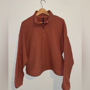 MPG Rust Half-Zip Sweatshirt